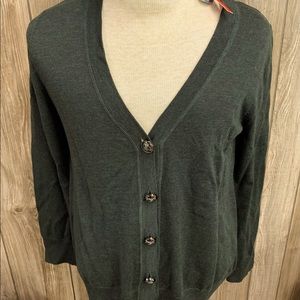 NWT Extra Fine 100% Merino Wool Womens Cardigan